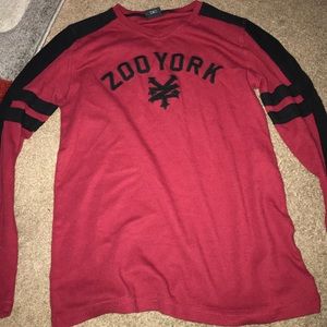 Black and Red Zoo York Tee